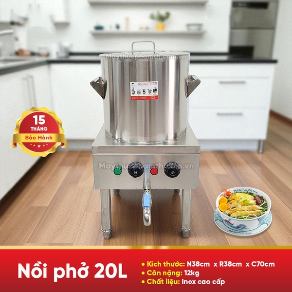 NỒI NẤU PHỞ ĐIỆN T&H 20 LÍT