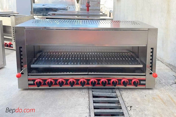Lò nướng Salamander dùng gas 10 họng đốt