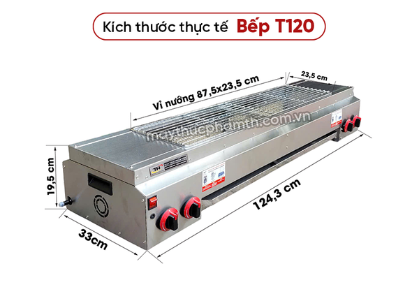Bếp nướng thịt xiên không khói T120