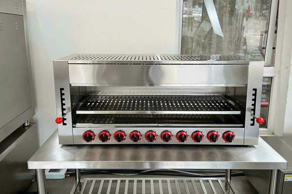 Lò nướng Salamander dùng gas 10 họng đốt