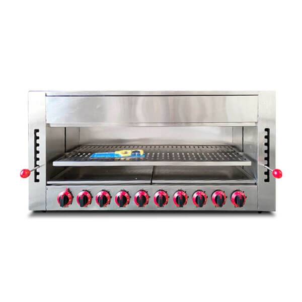 Lò nướng Salamander dùng gas 10 họng đốt