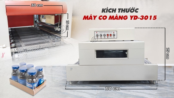 Máy bọc bát đĩa - Máy bọc màng co YD-3015