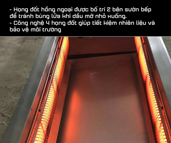 Bếp nướng thịt xiên không khói T80