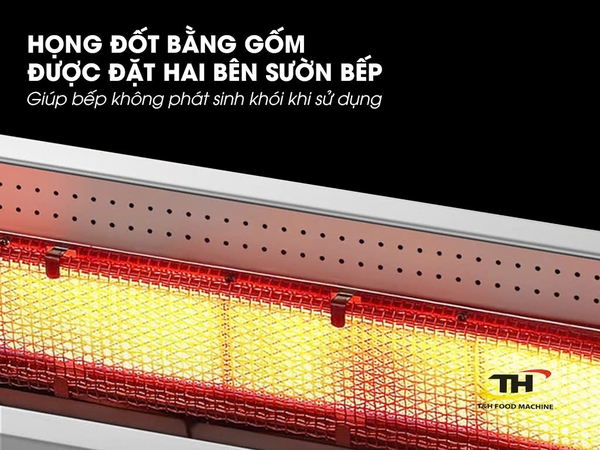 Bếp nướng thịt xiên không khói T60