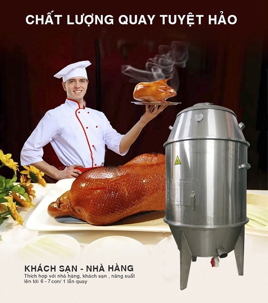 Lò quay vịt 60 inox (6 – 8 con)