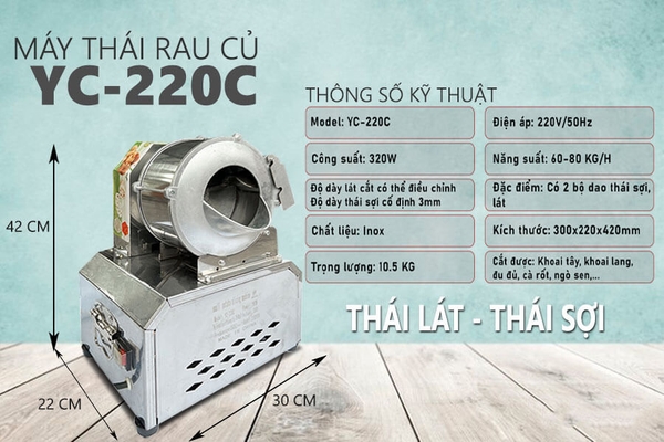 Máy Thái Rau Củ YC-220C