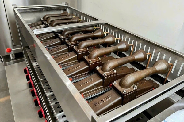 Lò nướng Salamander dùng gas 10 họng đốt