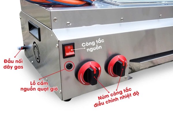 Bếp nướng thịt xiên không khói T60