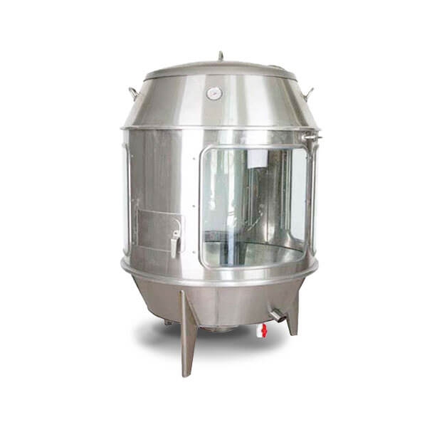 Lò quay vịt inox kính 80 cm (8 – 12 con)