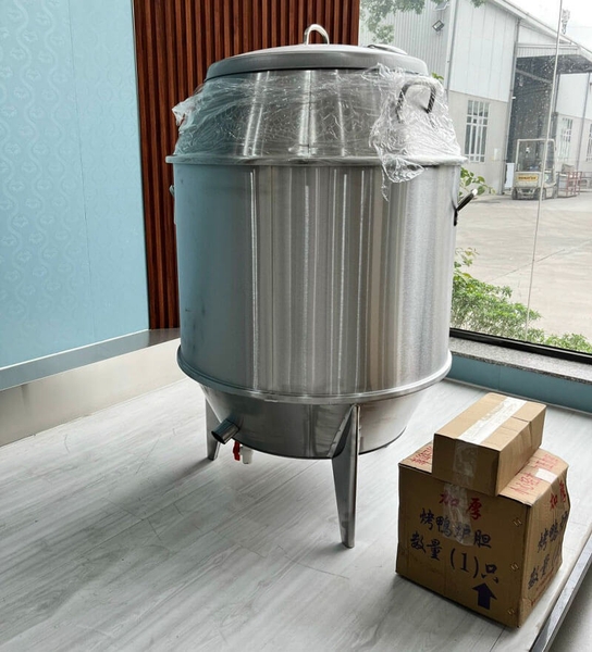 Lu quay gà vịt inox 90 cm (10 – 12 con)