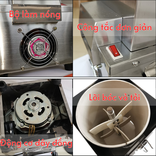 Máy bóc vỏ tỏi