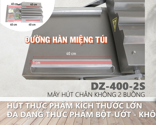 Máy Hút Chân Không 2 Buồng DZQ-400-2SA