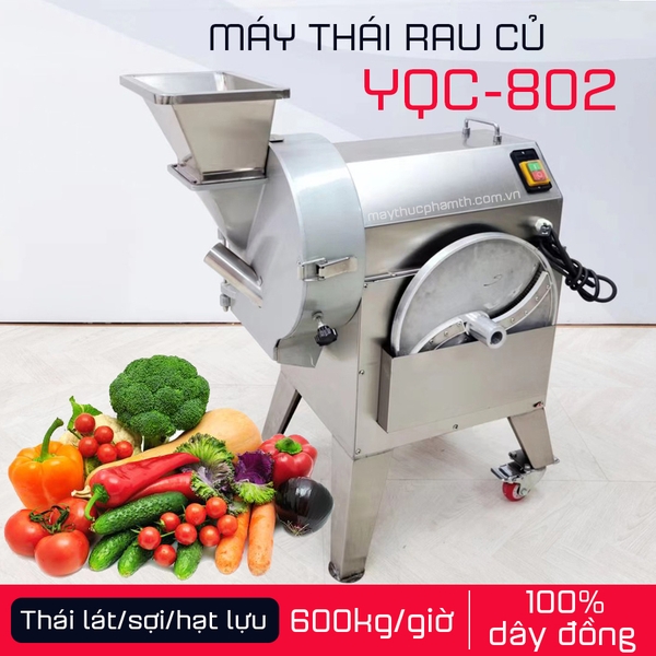 Máy Thái Rau Củ Công Nghiệp YQC-802