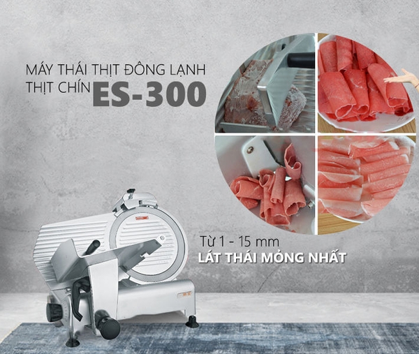 Máy Cắt Thịt Đông Lạnh & Thịt Chín ES-300