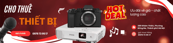 cho thuê máy ảnh
