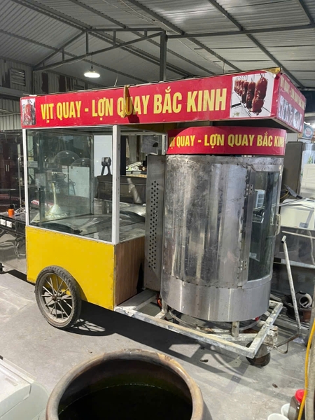 Xe lò quay vịt – lợn quay Bắc Kinh -DQDKD
