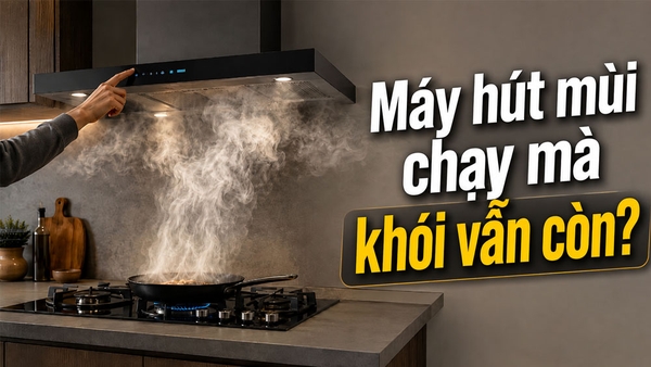 Một dấu hiệu cho thấy máy hút mùi nhà bạn đang hoạt động kém dần