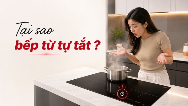 Tại sao bếp từ đang nấu lại tự tắt? Chưa chắc bếp đã hỏng