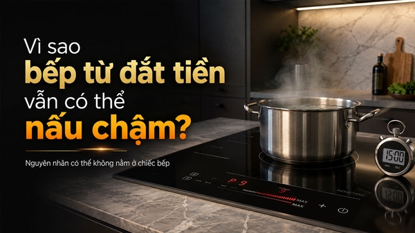 Vì sao bếp từ đắt tiền vẫn có thể nấu chậm?