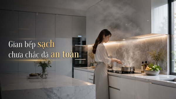 Gian bếp sạch chưa chắc đã an toàn nếu bạn bỏ qua điều này