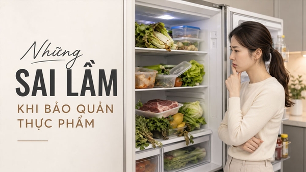 Những sai lầm khi bảo quản thực phẩm mà nhiều gia đình mắc phải