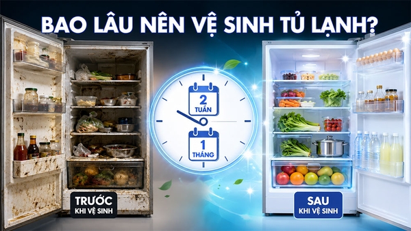 Bao lâu nên vệ sinh tủ lạnh một lần?