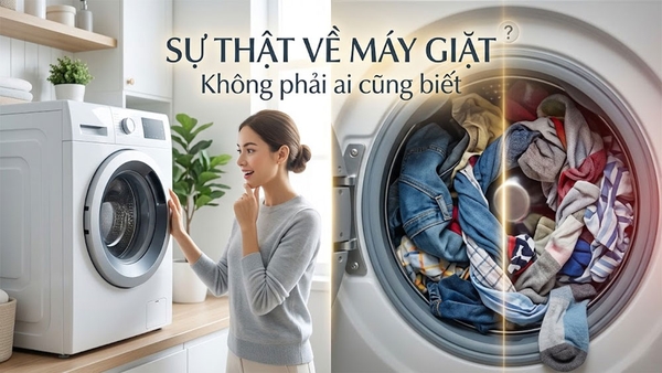 Sự thật về máy giặt mà ít ai nói với bạn
