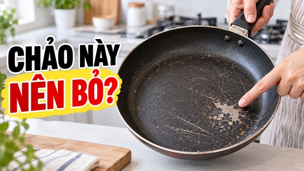 Khi nào nên bỏ một chiếc chảo chống dính?