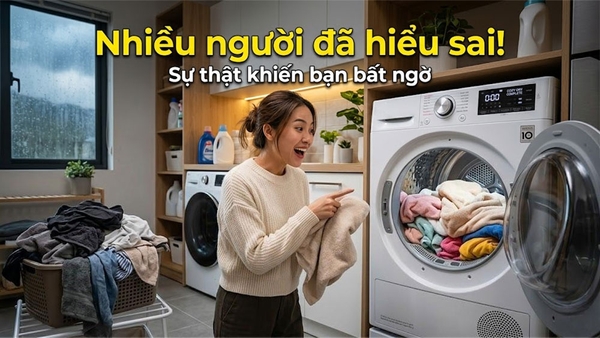 Sự thật về máy sấy quần áo khiến nhiều người bất ngờ