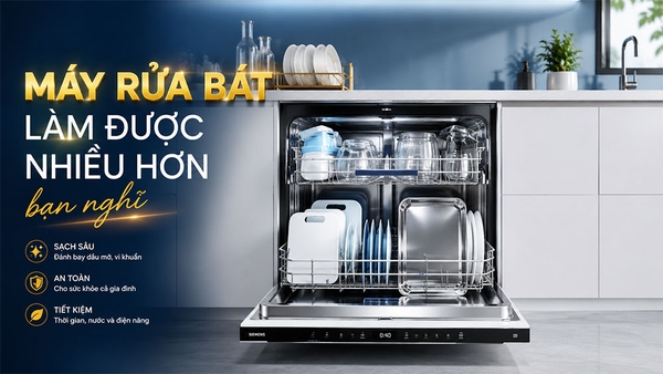 Chỉ với máy rửa bát, bạn có thể làm sạch những thứ này mà không ngờ tới