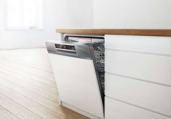 Máy rửa bát Bosch tự mở cửa hoạt động như thế nào? Dòng máy nào có tính năng này?