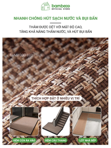 Thảm Bếp Chống Trượt Cao Cấp