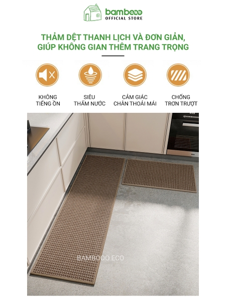 Thảm Bếp Chống Trượt Cao Cấp