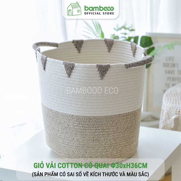Giỏ vải có tay cầm