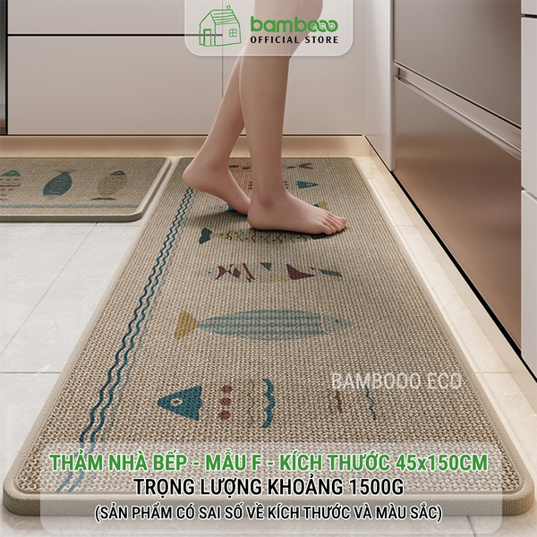 SALE thảm bếp lỗi mặt cao su