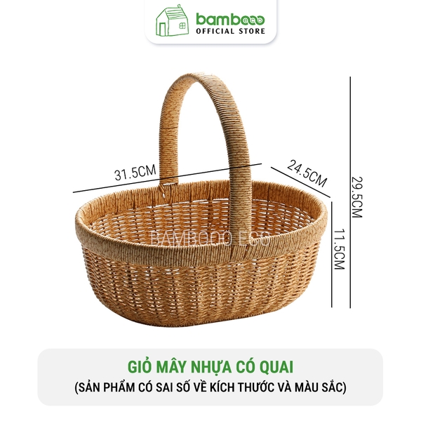 Giỏ picnic giả mây