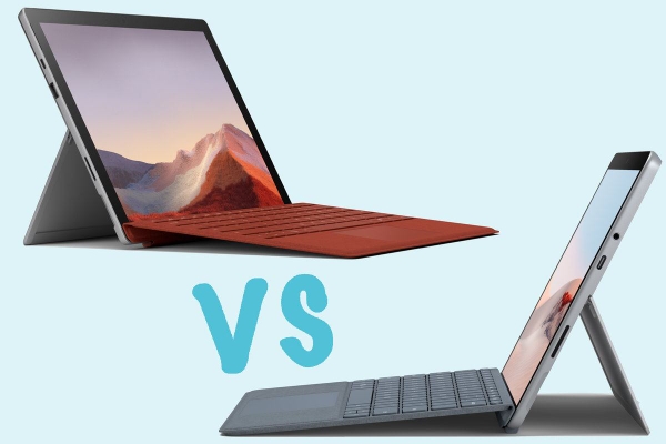 So sánh Surface Go vs Surface Pro 7: Có gì khác biệt?