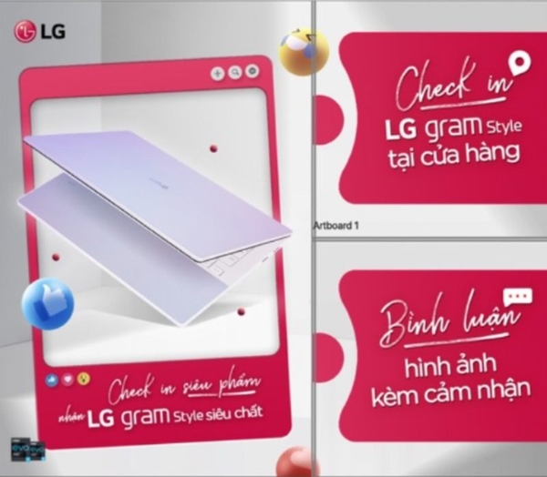 CHECK IN SIÊU PHẨM - Nhận LG Gram STYLE SIÊU CHẤT