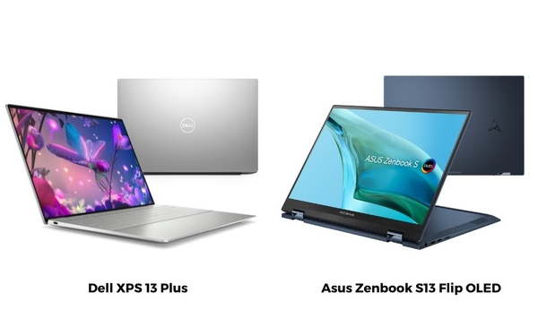 So sánh Asus Zenbook s13 OLED vs Dell XPS 13 Plus