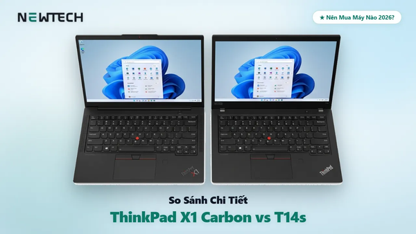 So Sánh ThinkPad X1 Carbon Gen 12/13 vs ThinkPad T14s Gen 6: Nên Mua Máy Nào?
