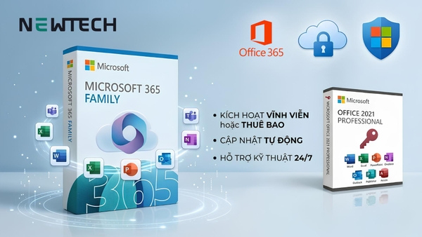 NewTech Chính Thức Mở Bán Phần Mềm Bản Quyền Chính Hãng