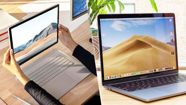 So sánh Surface Book 3 vs Macbook Pro 2020