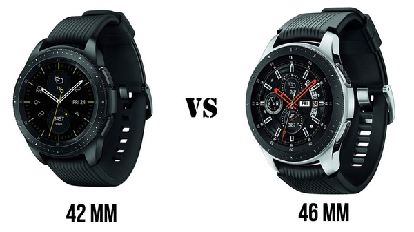 Đồng hồ đeo tay galaxy watch 42mm vs 46mm: Sự lựa chọn dành cho bạn?