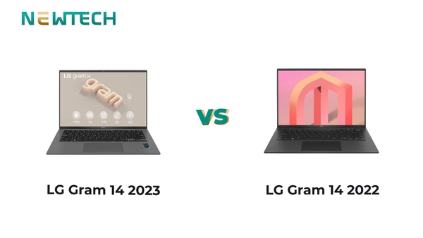 So sánh LG Gram 14 2023 và LG Gram 14 2022: liệu có đáng nâng cấp?