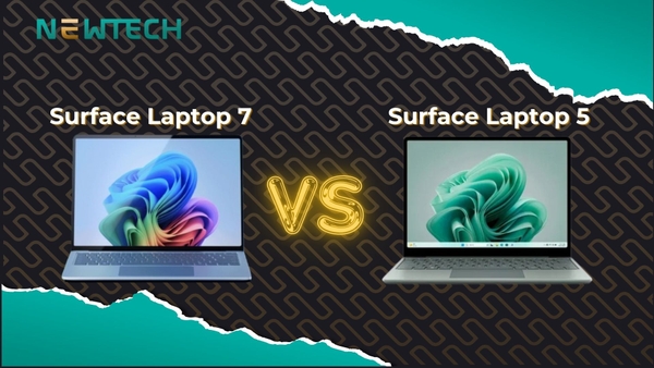 So sánh Surface Laptop 7 với Surface Laptop 5