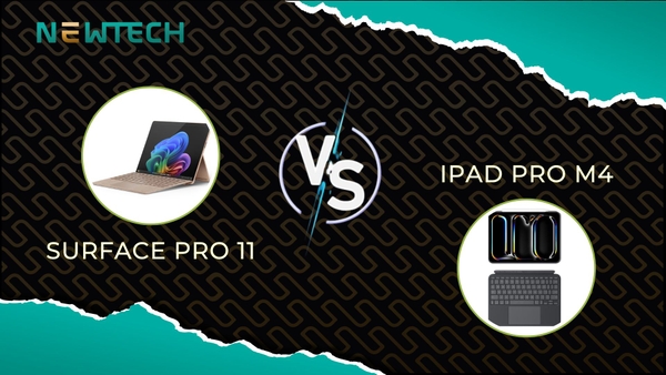 Surface Pro 11 vs iPad Pro M4, nên mua máy nào?