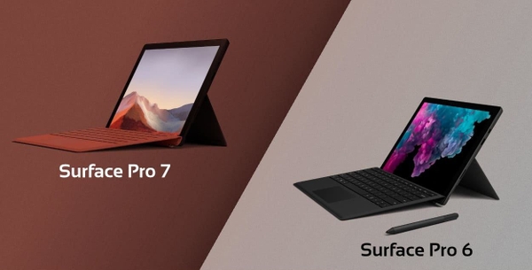 So sánh Surface Pro 6 vs Surface Pro 7