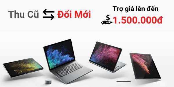 Dịch vụ thu cũ đổi mới Surface tại TPHCM với 3 bước đơn giản