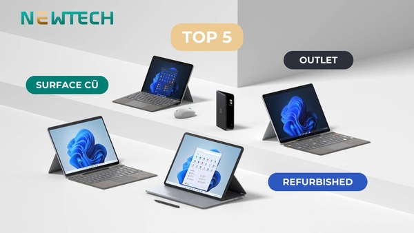 Top 5 Surface cũ, outlet và refurbished giá tốt