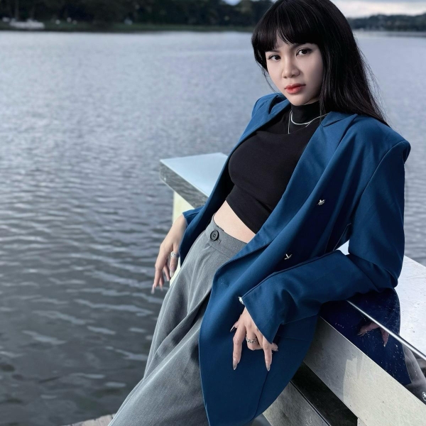 BL - Áo Blazer 6 Nút Đồng Thun Cotton Lạnh Nữ Jacket